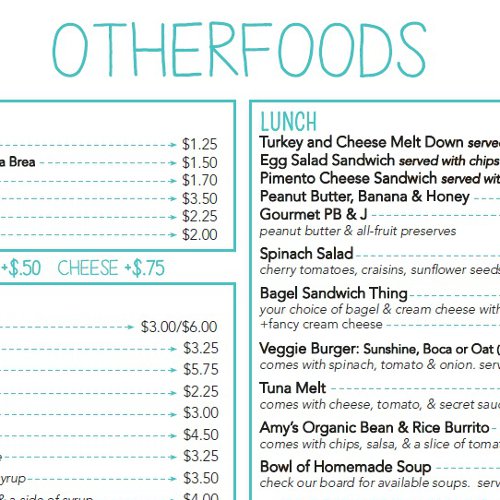 Otherlands Menu